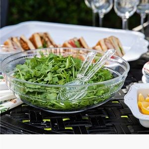 Juliska Isabella Acrylic Salad Bowl and Servers